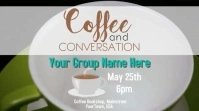 Coffee Talk Event Digital Display template