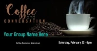 Coffee Talk Event Social Post Facebook Shared Image template