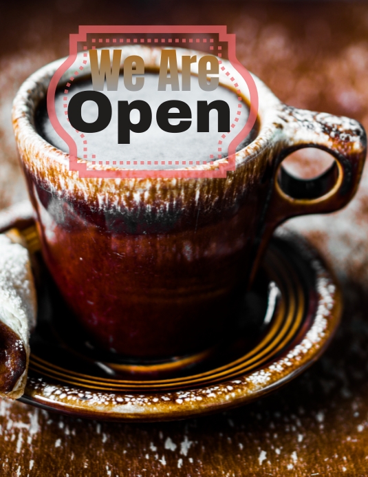 Coffee tea shop online ad design template PosterMyWall