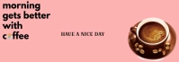 coffee time Bannière Tumblr template