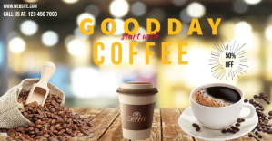 COFFEE VIDEO ADS TEMPLATE auf Facebook geteiltes Bild