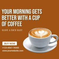 coffee7 Instagram Post template