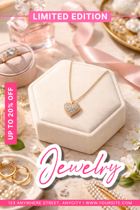Cokelat Jewelry Sale Poster Template | PosterMyWall