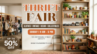 Cokelat Thrift Fair Twitter Post Template