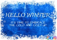 COLD AND COZY QUOTE TEMPLATE A6