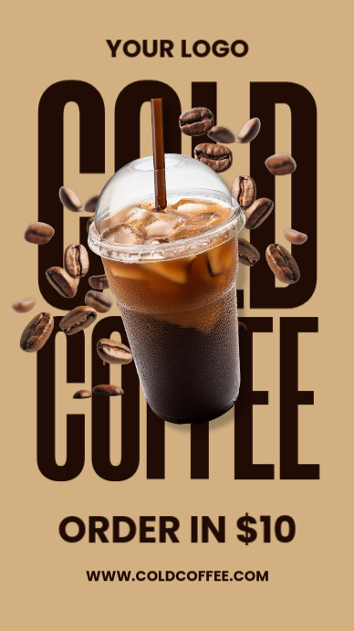 Cold Coffee Special Sale Offer Instagram Story template