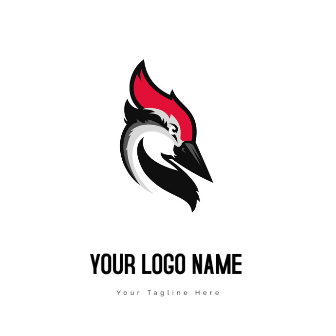 Cold Email Woodpecker Company Logo Logo template