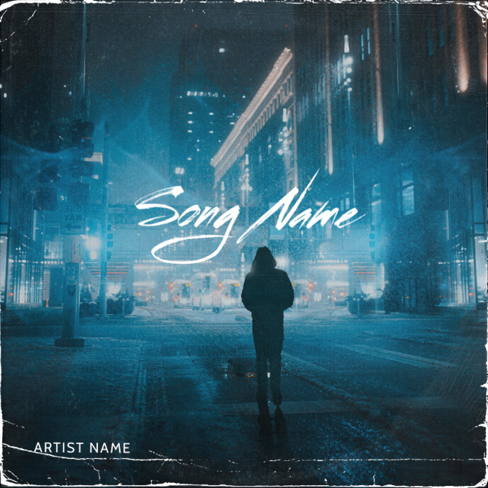 Copy Of Cold Night Album Cover Design Template Postermywall