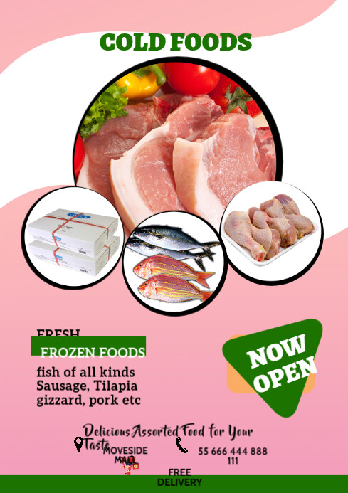 cold store food Template | PosterMyWall