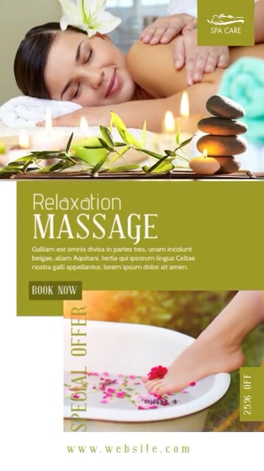 Collage Beauty And Spa Centre Instagram Story Instagram-verhaal template
