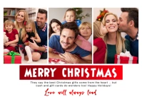 Collage Christmas Collage A4 template