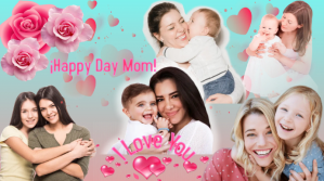 Mother's Day Digitalt display Template
