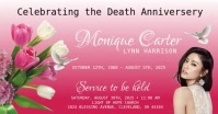 Collage Funeral Flyer Facebook Shared Image template