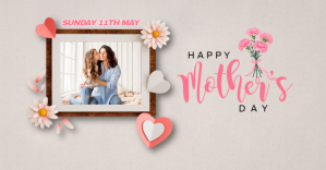 Collage Happy Mother's Day Greeting  Facebook Ad template
