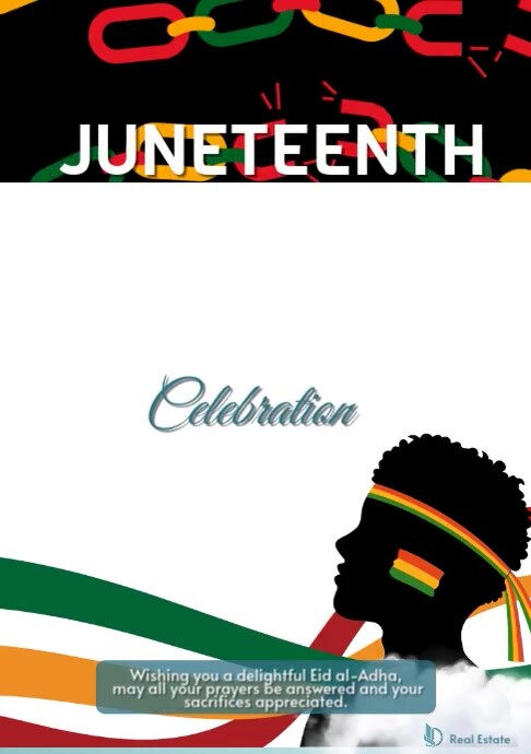 Collage Juneteenth A4 template