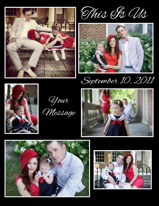 Foto Collage Sjabloon Templaat Postermywall