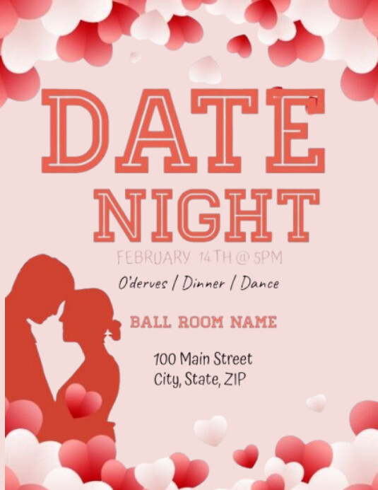 Collage Romantic Date Night Invitation Template Flyer PosterMyWall collage-romantic-date-night-invitation-template-flyer-postermywall