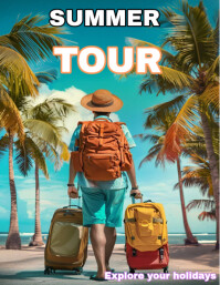 Collage Summer Travel Poster  Flyer (us Letter) template