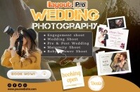 Collage Wedding Photography  Poster template