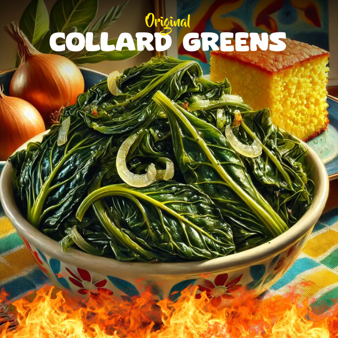 Collard Greens Instagram Ad Southern Food Template | PosterMyWall