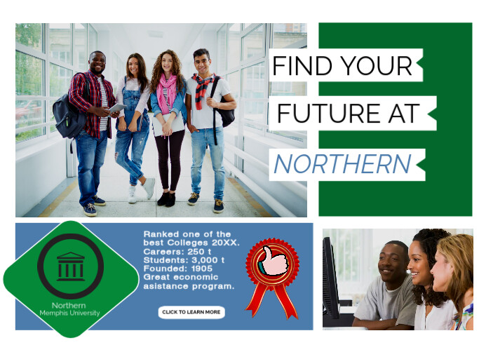 college, university, admission, ads, educatio Template | PosterMyWall