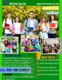 College Admission Flyer (US Letter) template