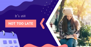 College Admissions Ad Slideshow Facebook Post delt Facebook-billede template