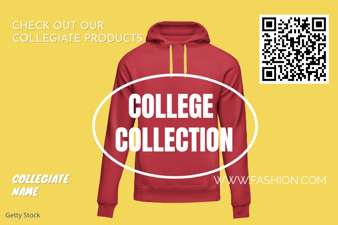 college collection label - template | PosterMyWall