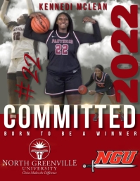 College commitment flyer Template | PosterMyWall