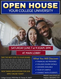 College Flyer (US Letter) template