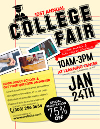 17 590 College Event Customizable Design Templates