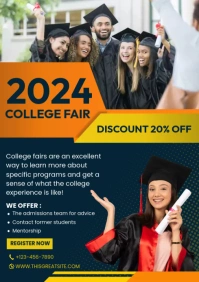 College Fair Promo Event A4 template