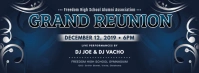 College Grand Reunion Banner Design Facebook Cover Photo template
