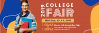 College Open House Invitation Banner template