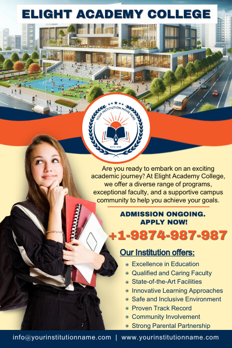 College School Ads Template | PosterMyWall