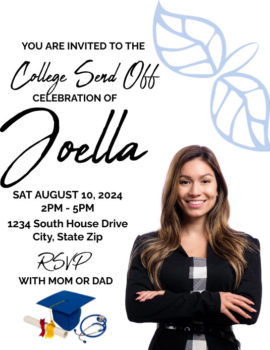 Backdraft For Send Off College Send Off Invitation Template | PosterMyWall