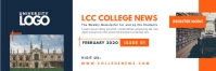College University News Email Header template