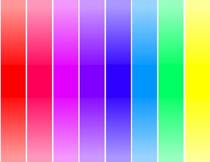Color Bars Flyer (US Letter) template