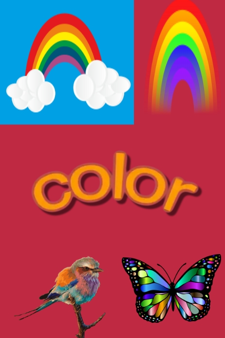 color Poster template