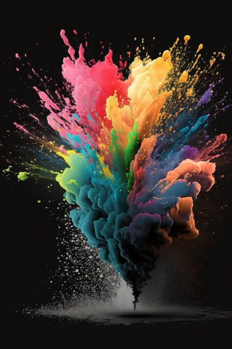 Copy of Color explosion | PosterMyWall