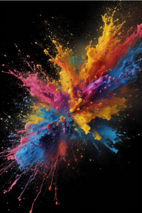Color explosion Template | PosterMyWall