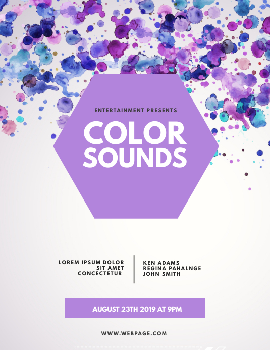 Color flyer template | PosterMyWall