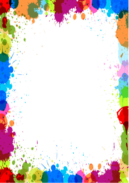 Color ink border Template | PosterMyWall