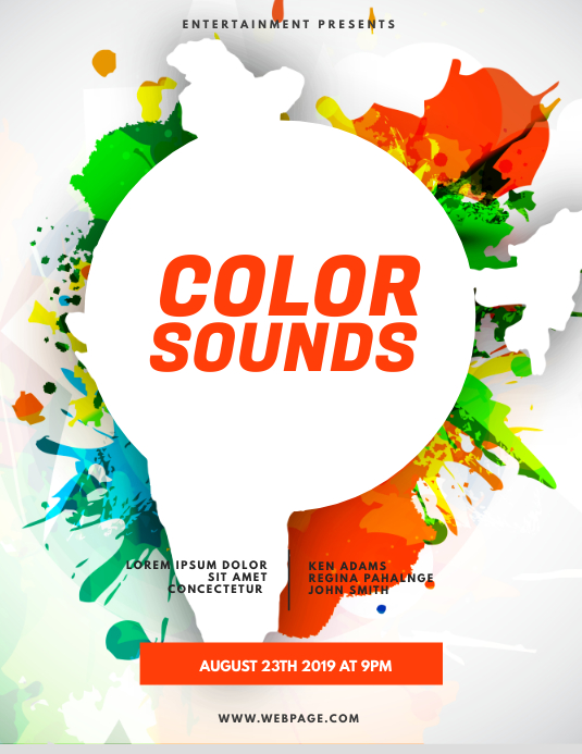Color Party Flyer Template | PosterMyWall