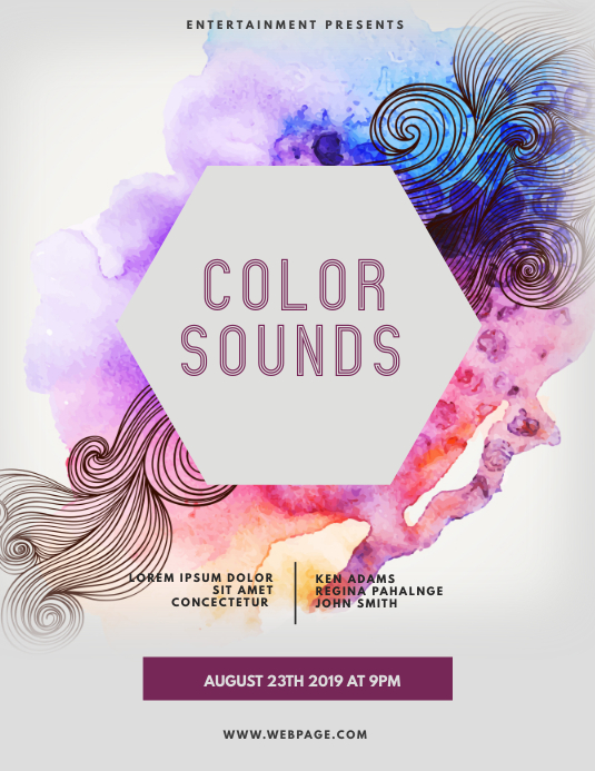 Color Party Flyer Template | PosterMyWall