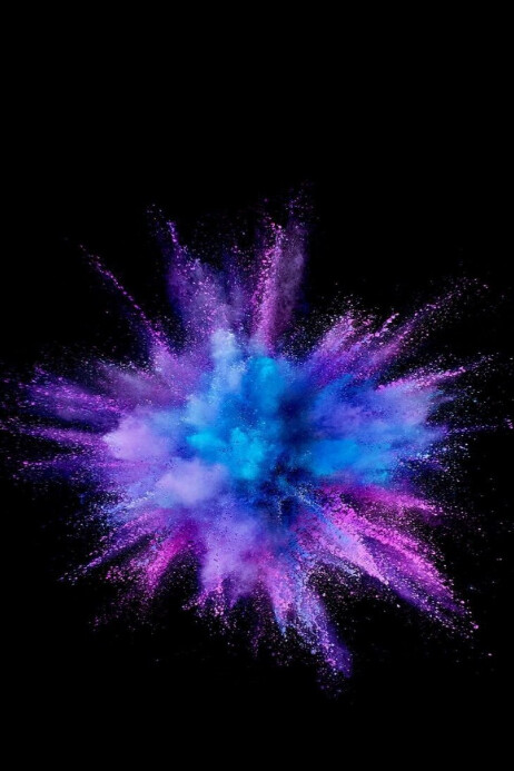 Color powder template design | PosterMyWall