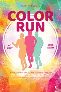 Simple Fun Run Design FUN RUN Template | PosterMyWall