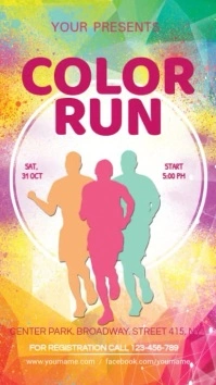 Color Run Display template