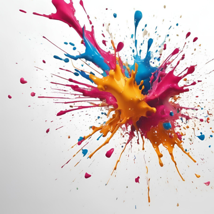 Color Splash Artistic pattern background Paint Modern Watercolor design ...
