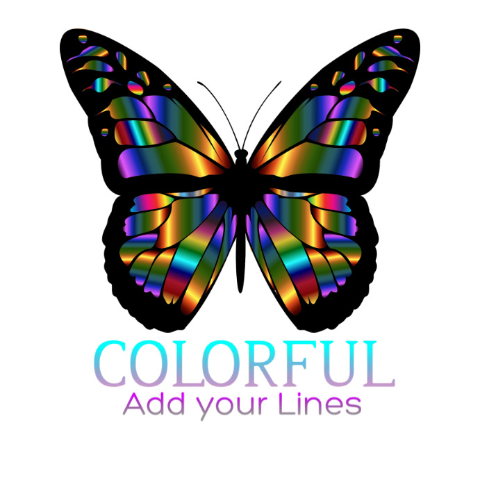 Colored Butterfly Template colored-butterfly-template